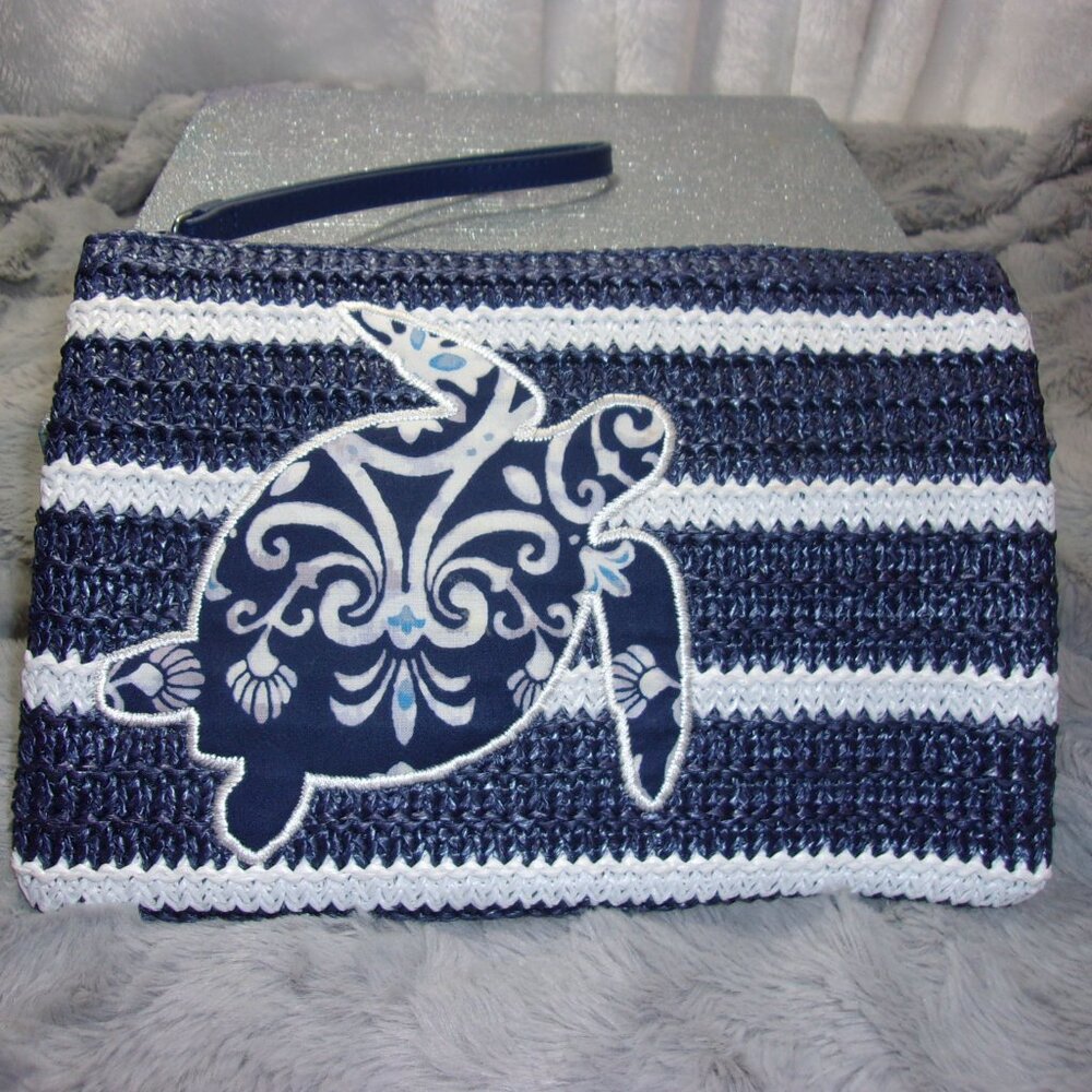 E-55 VERA BRADLEY STRAW WRISTLET SEA TURTLE - Picture 2 of 9